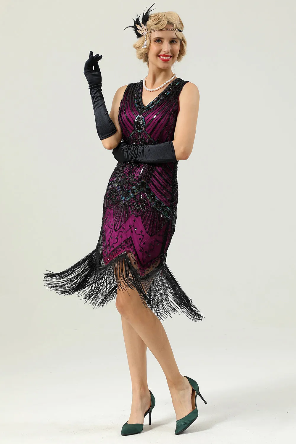 1920s Sleeveless Gatsby Dress
