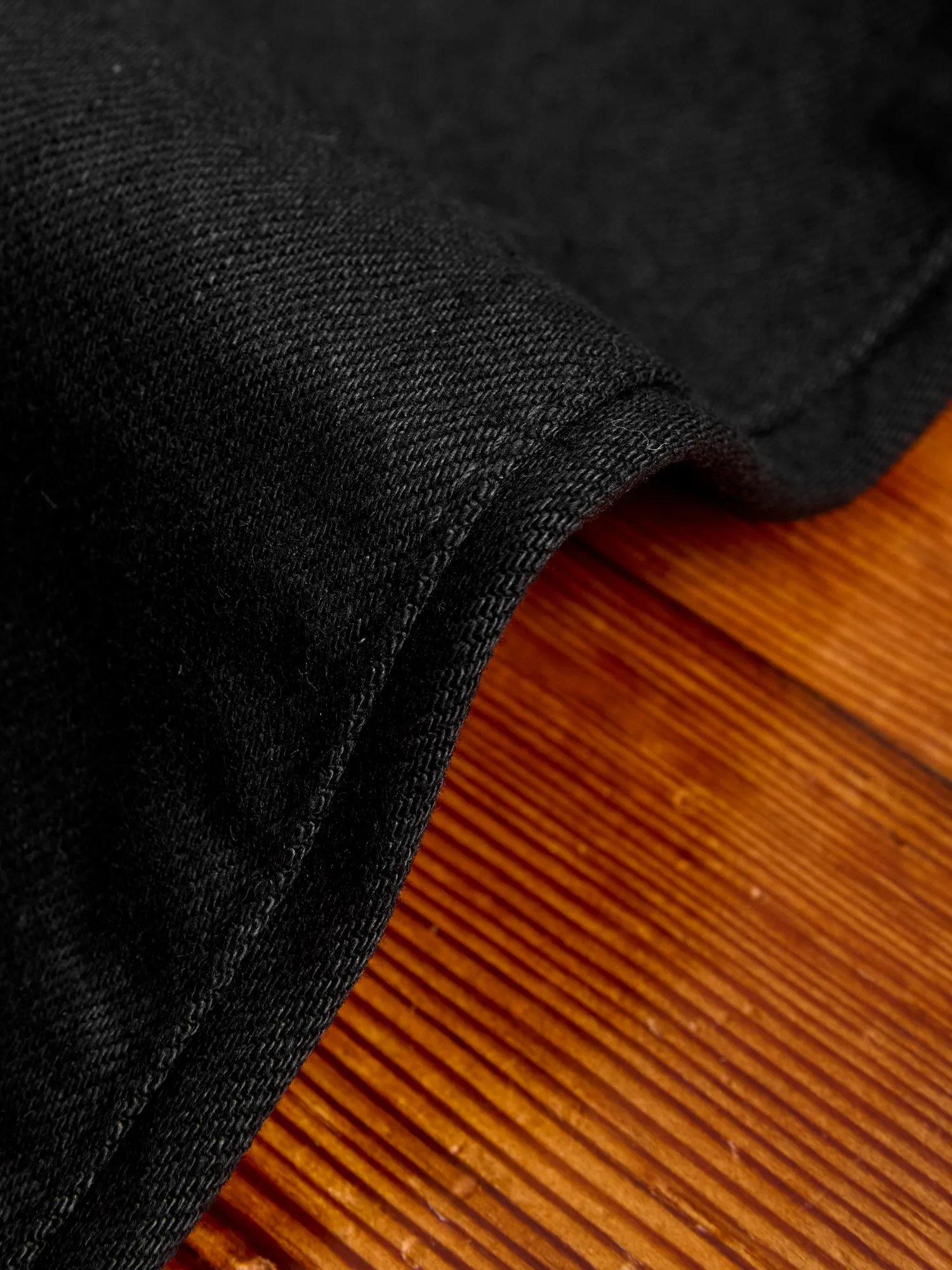 642-13BK "Jet Black" 13oz Selvedge Denim - Relaxed Tapered Fit