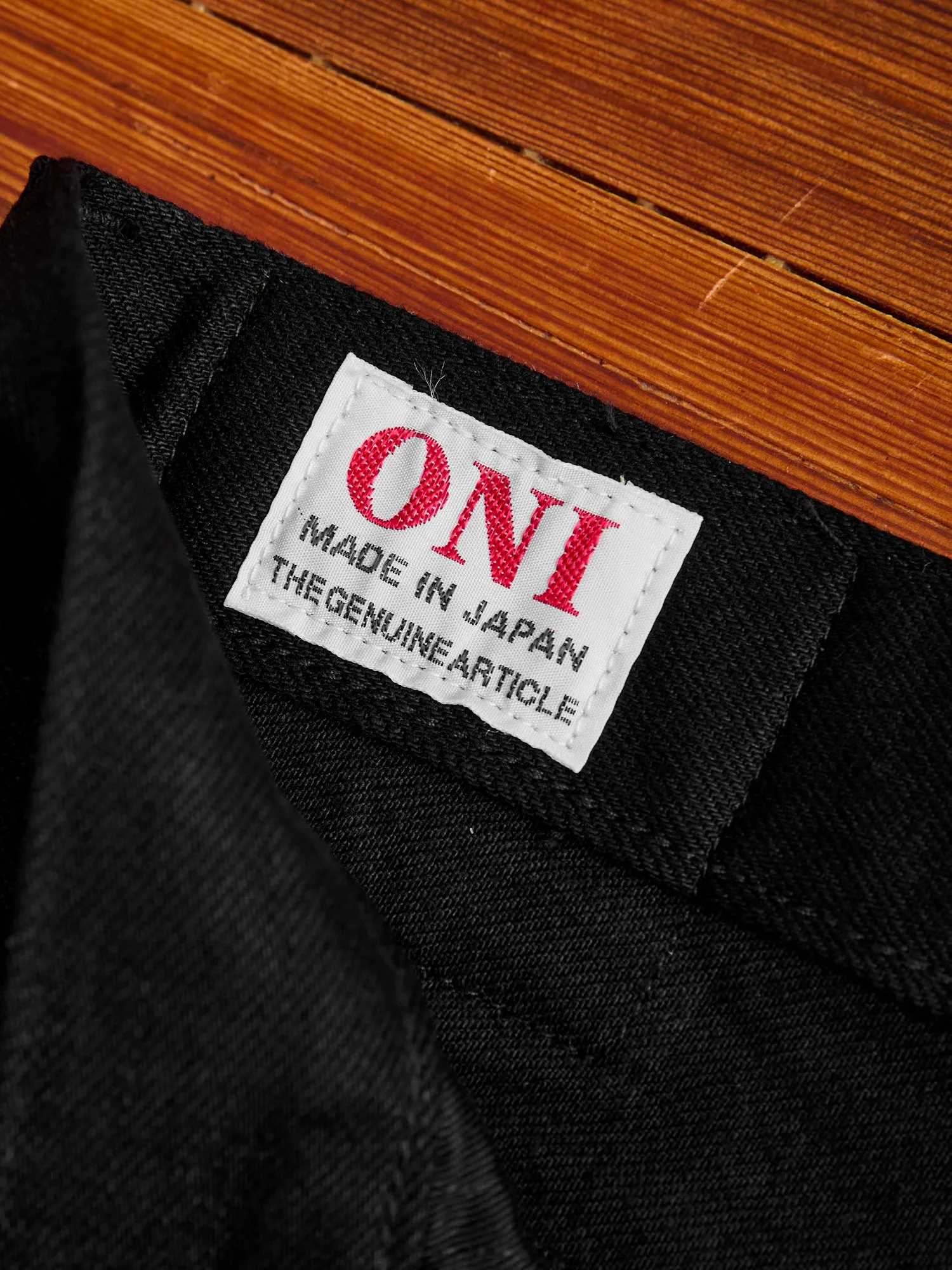 642-13BK "Jet Black" 13oz Selvedge Denim - Relaxed Tapered Fit