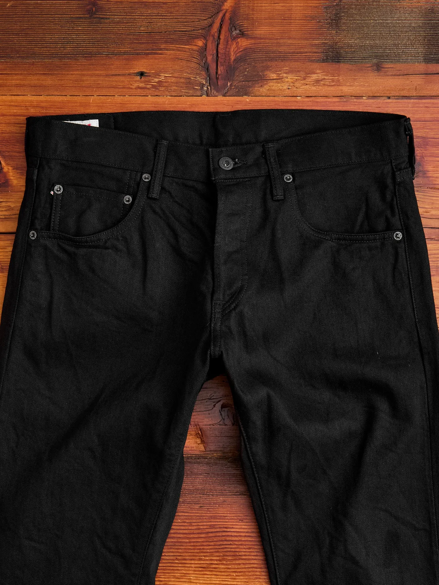 642-13BK "Jet Black" 13oz Selvedge Denim - Relaxed Tapered Fit