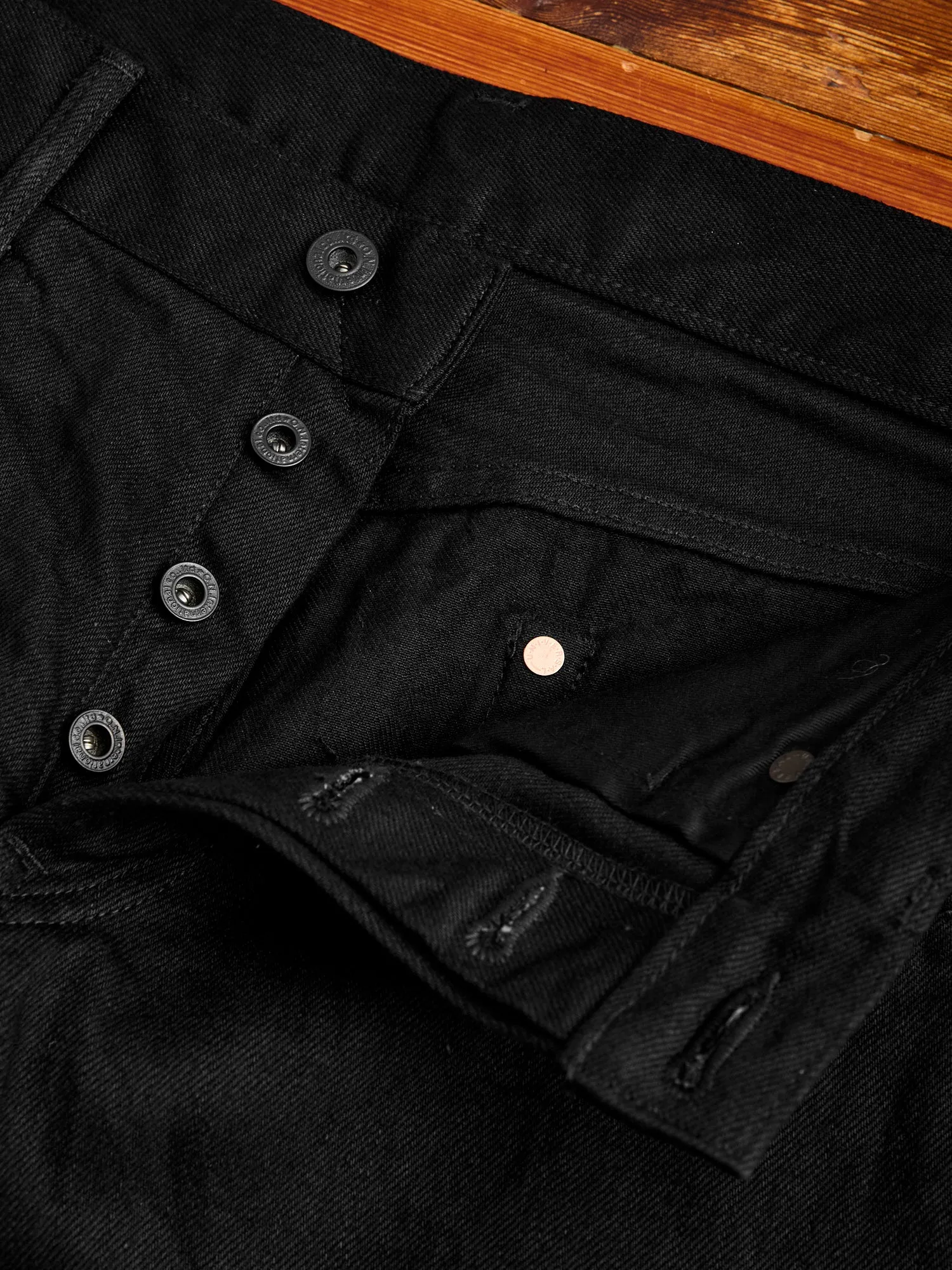642-13BK "Jet Black" 13oz Selvedge Denim - Relaxed Tapered Fit