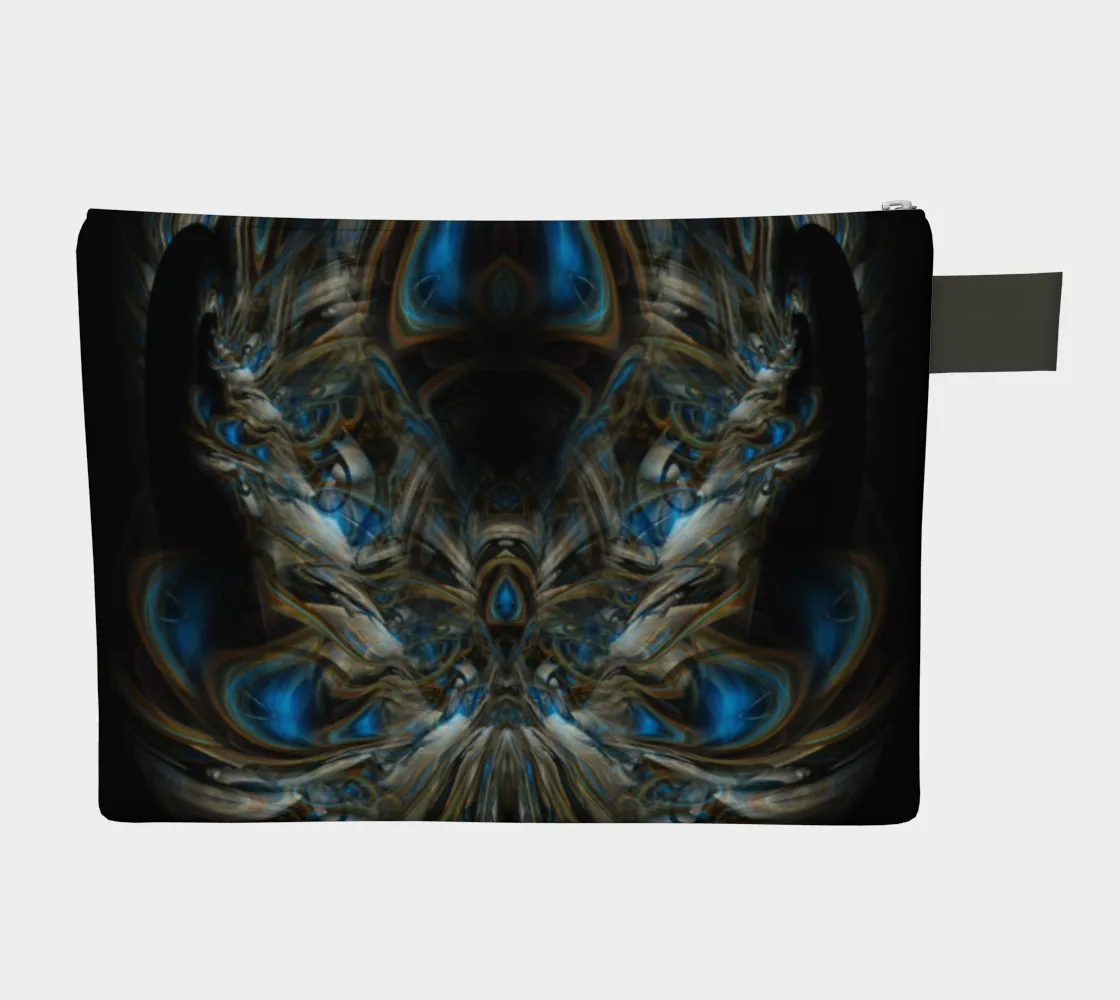 ALIEN FLOWER ZIPPER POUCH
