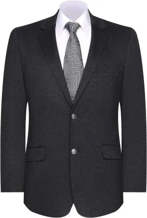 AMY ZHU Men's Sport Coat Knit Classic Fit Blazer Single Breasted 2 Button Notch Lapel Suit Jacket for Daily