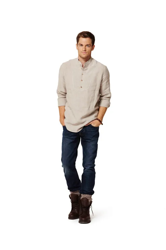 Burda 7525 Mens' Long Sleeve Shirt Pattern