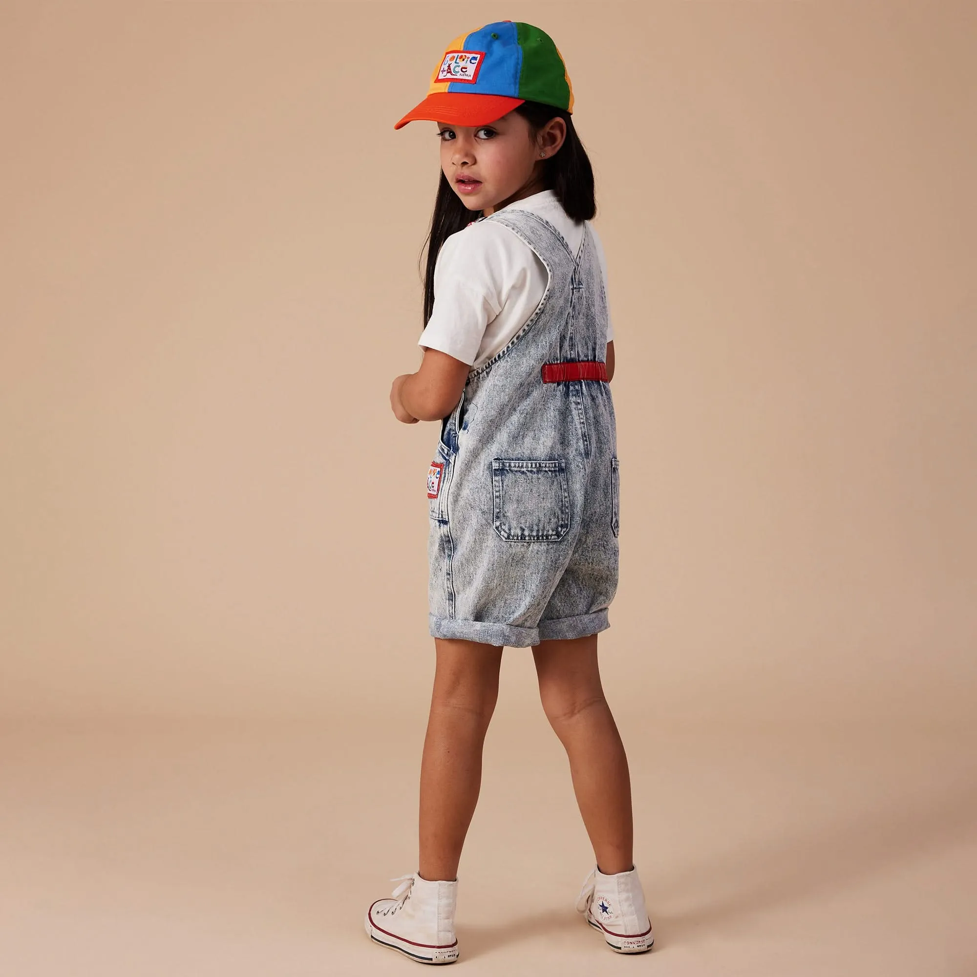 Burton Colour Pop Cargo Denim Overalls
