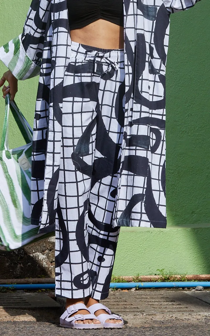 Coastline Bottom in Yin Yang Print