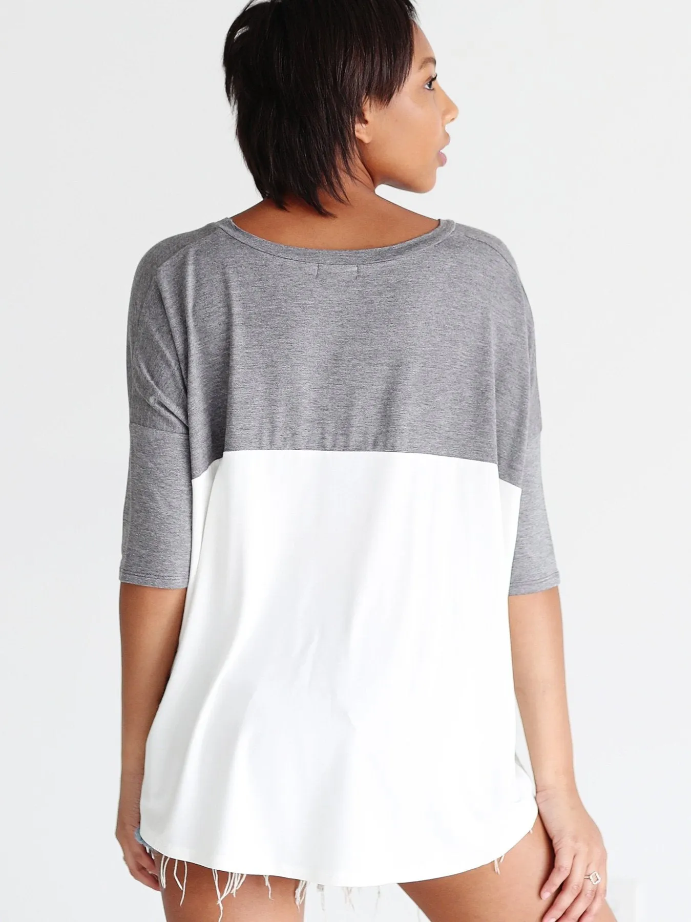 Color Block Pocket Tee