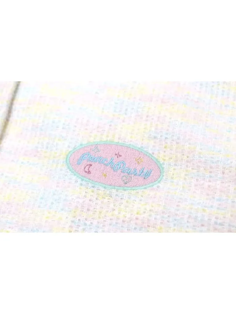 Colorful tweed warm jacket【s0000005262】