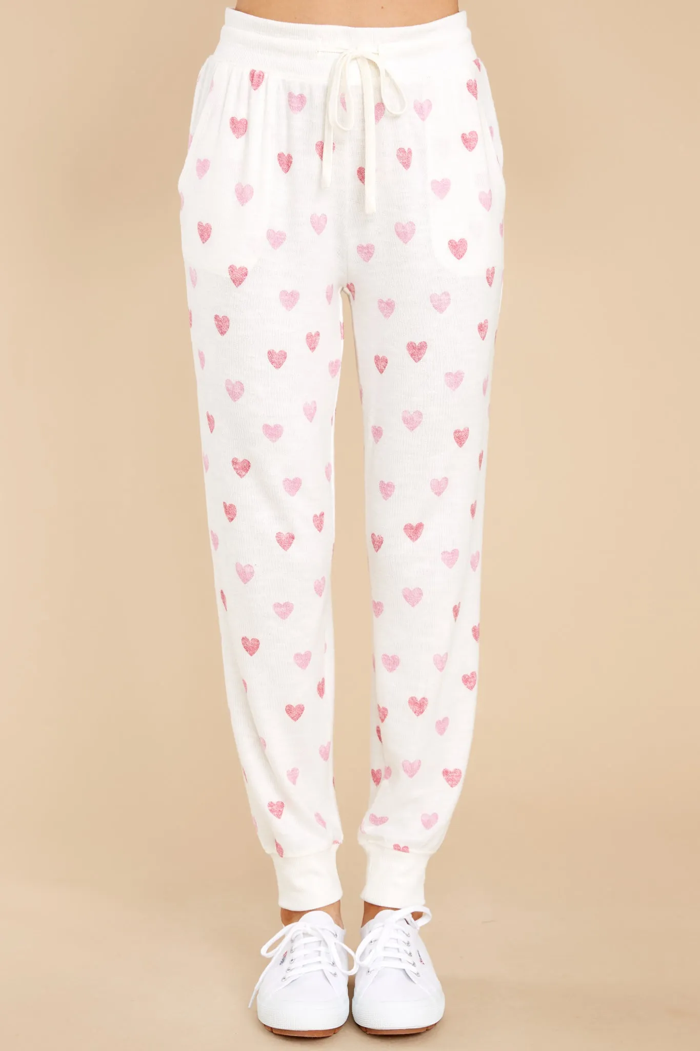 Comfy Bone Heart Jogger