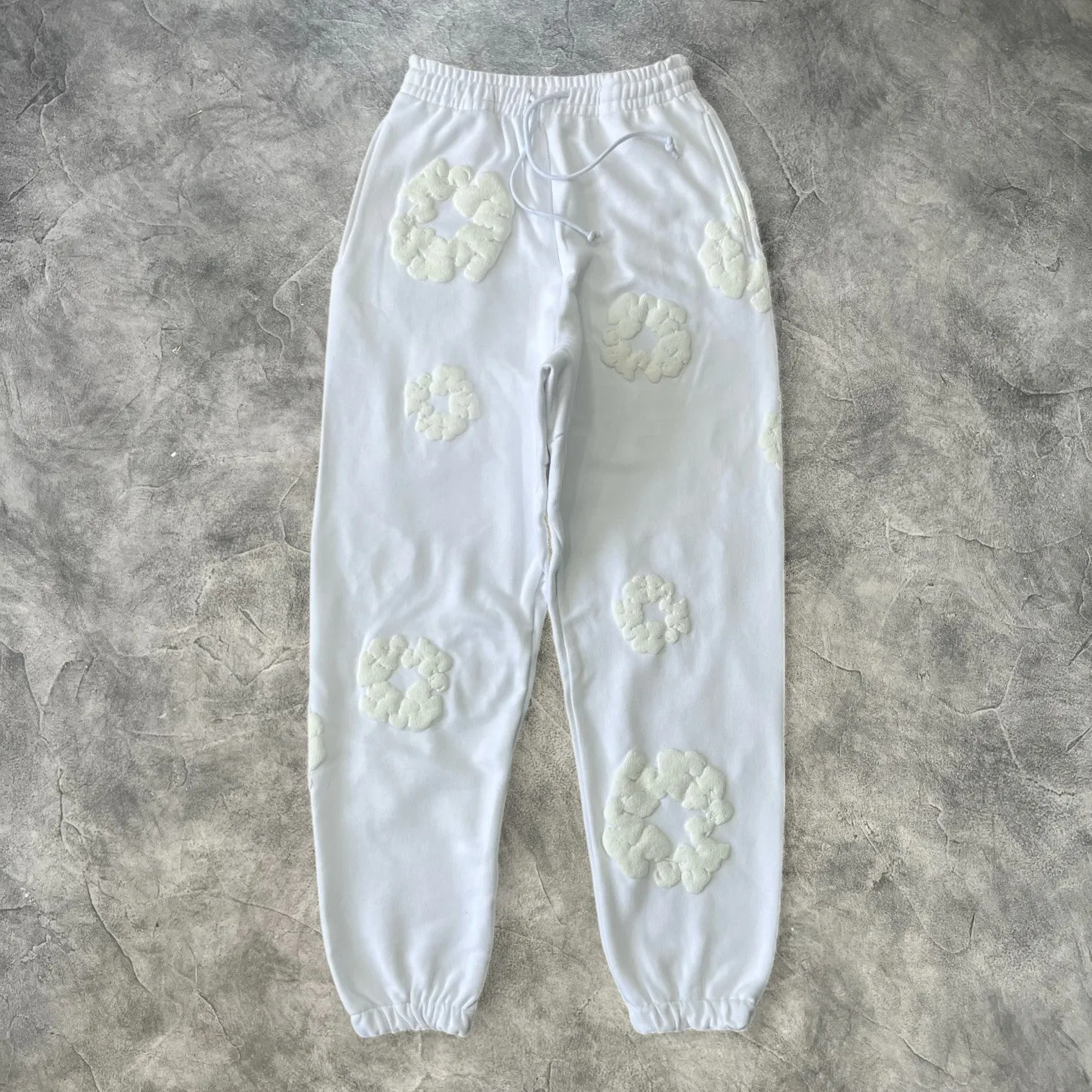 Denim Tears The Cotton Wreath Sweatpants White
