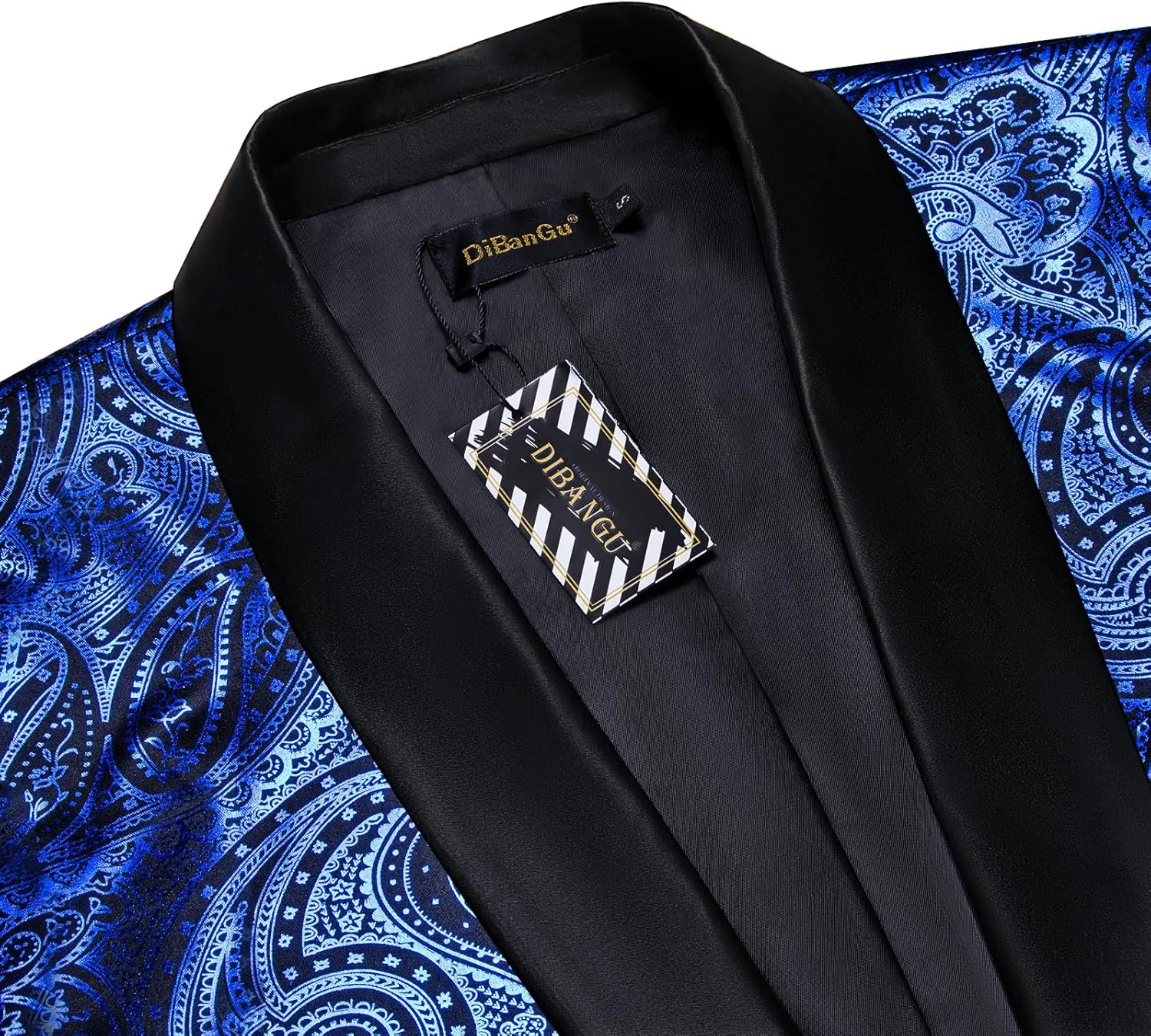 DiBanGu Mens Suit Jacket Blazer Wedding Blazer One Button Mens Tux Dress Suit Jacket Shawl Lapel for Dinner Prom Party