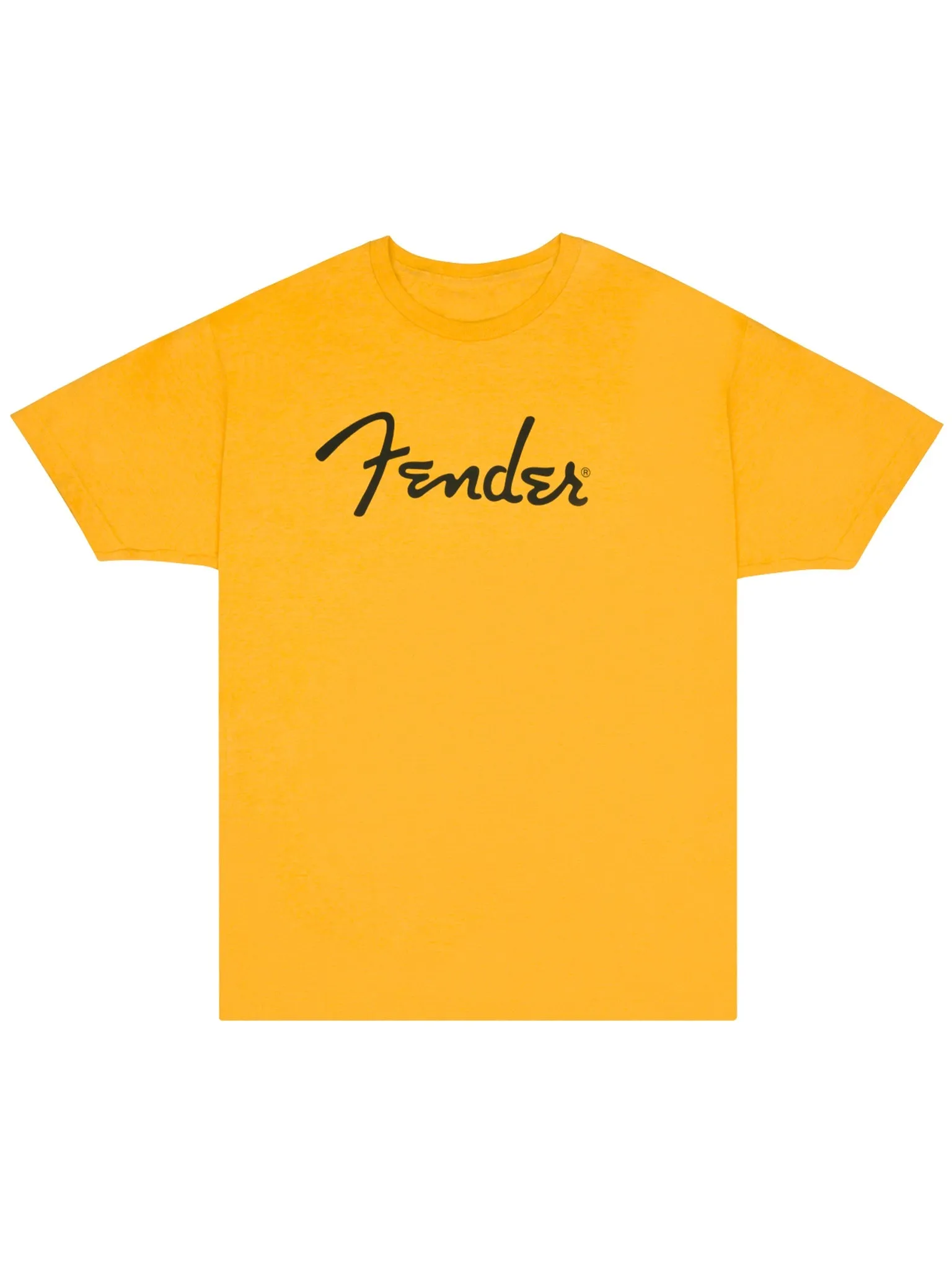 Fender Spaghetti Logo T-Shirt, Butterscotch Blonde, Medium