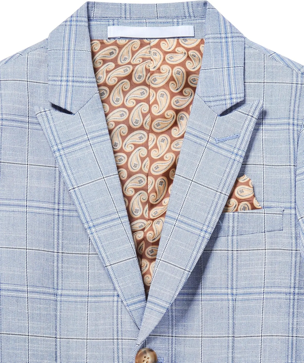 Isaac Mizrahi Boy's Slim Fit Plaid Blazer