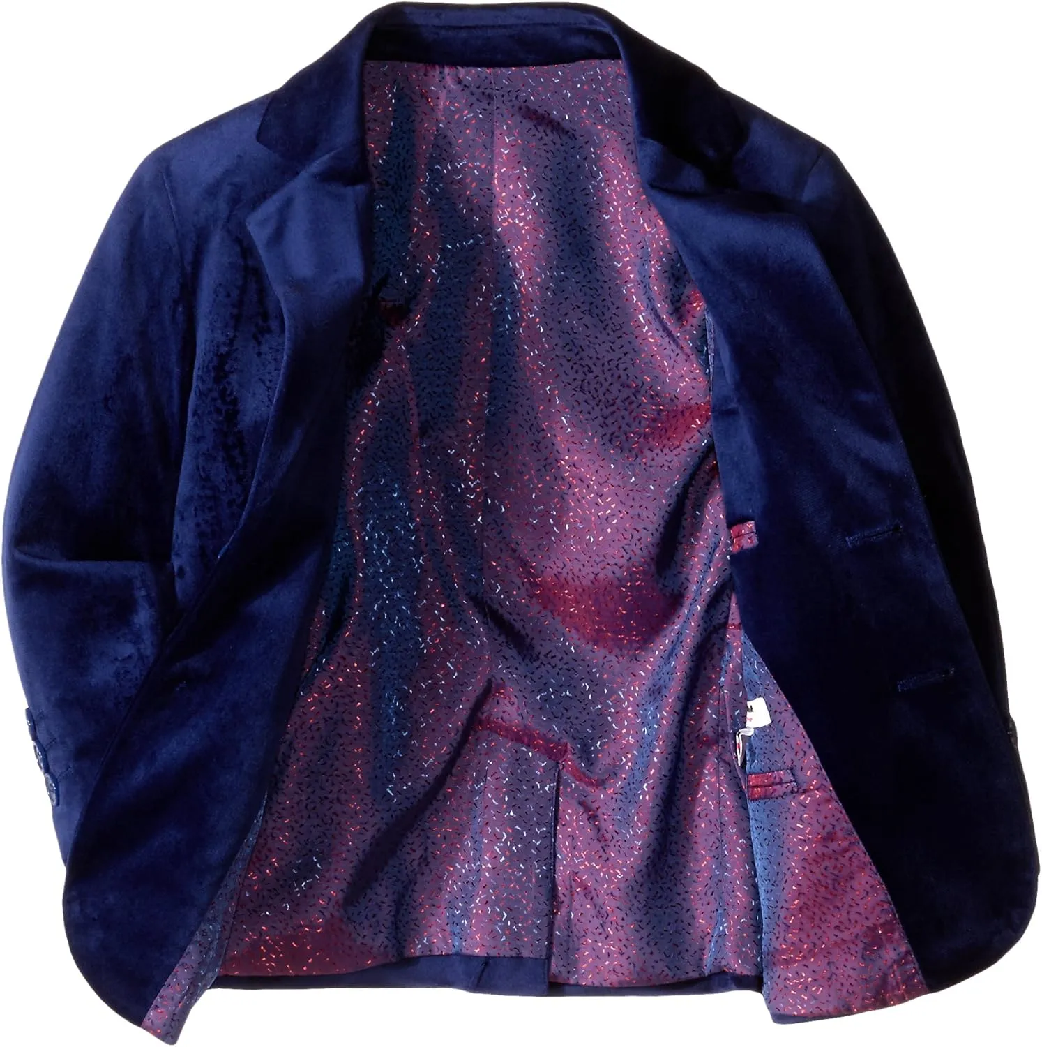 Isaac Mizrahi Little Boys' Single-Breasted Velvet Blazer