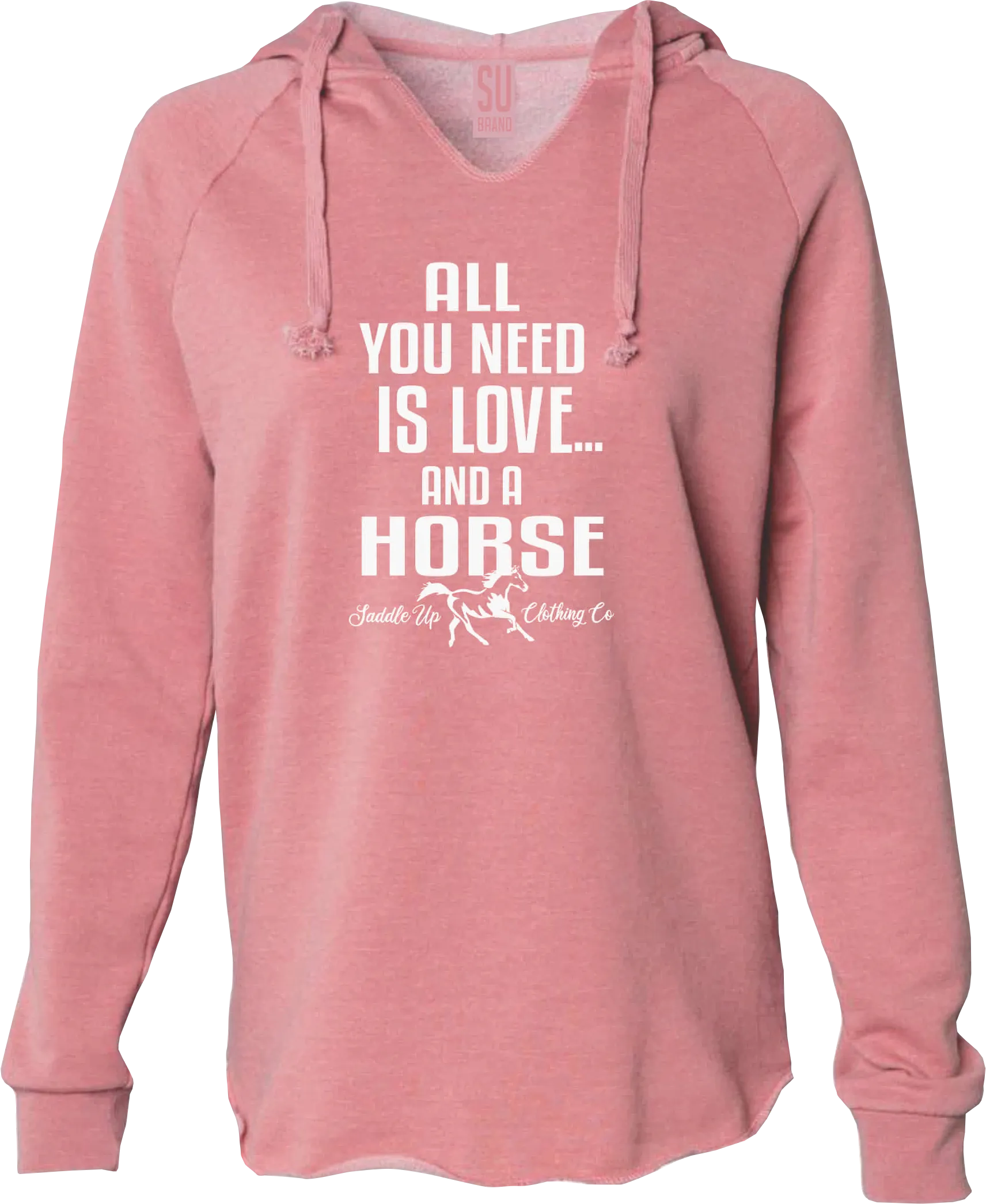 Love & Horses Cozy Lightweight Hoodie