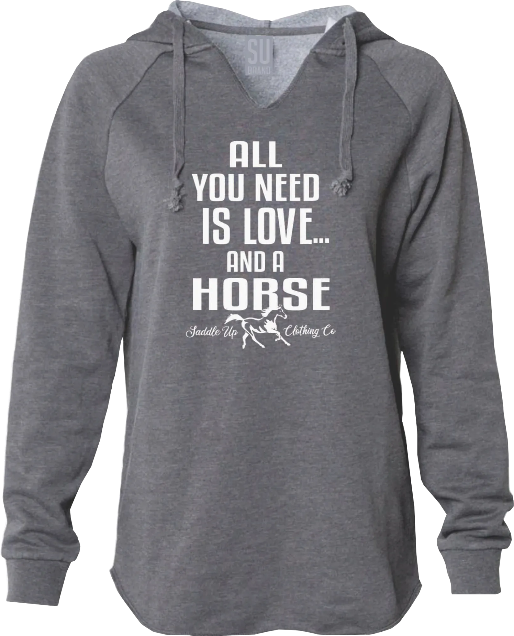 Love & Horses Cozy Lightweight Hoodie