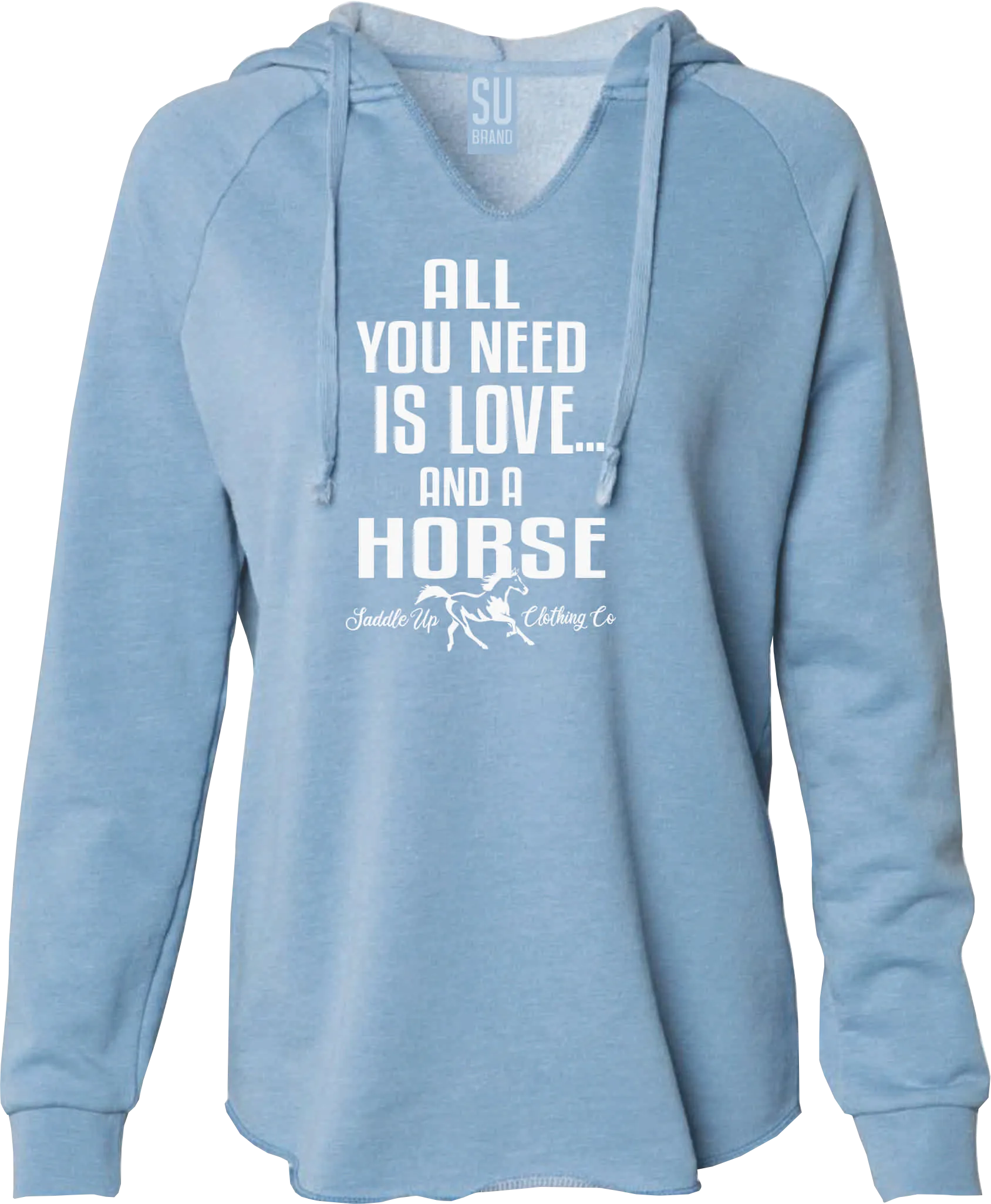 Love & Horses Cozy Lightweight Hoodie