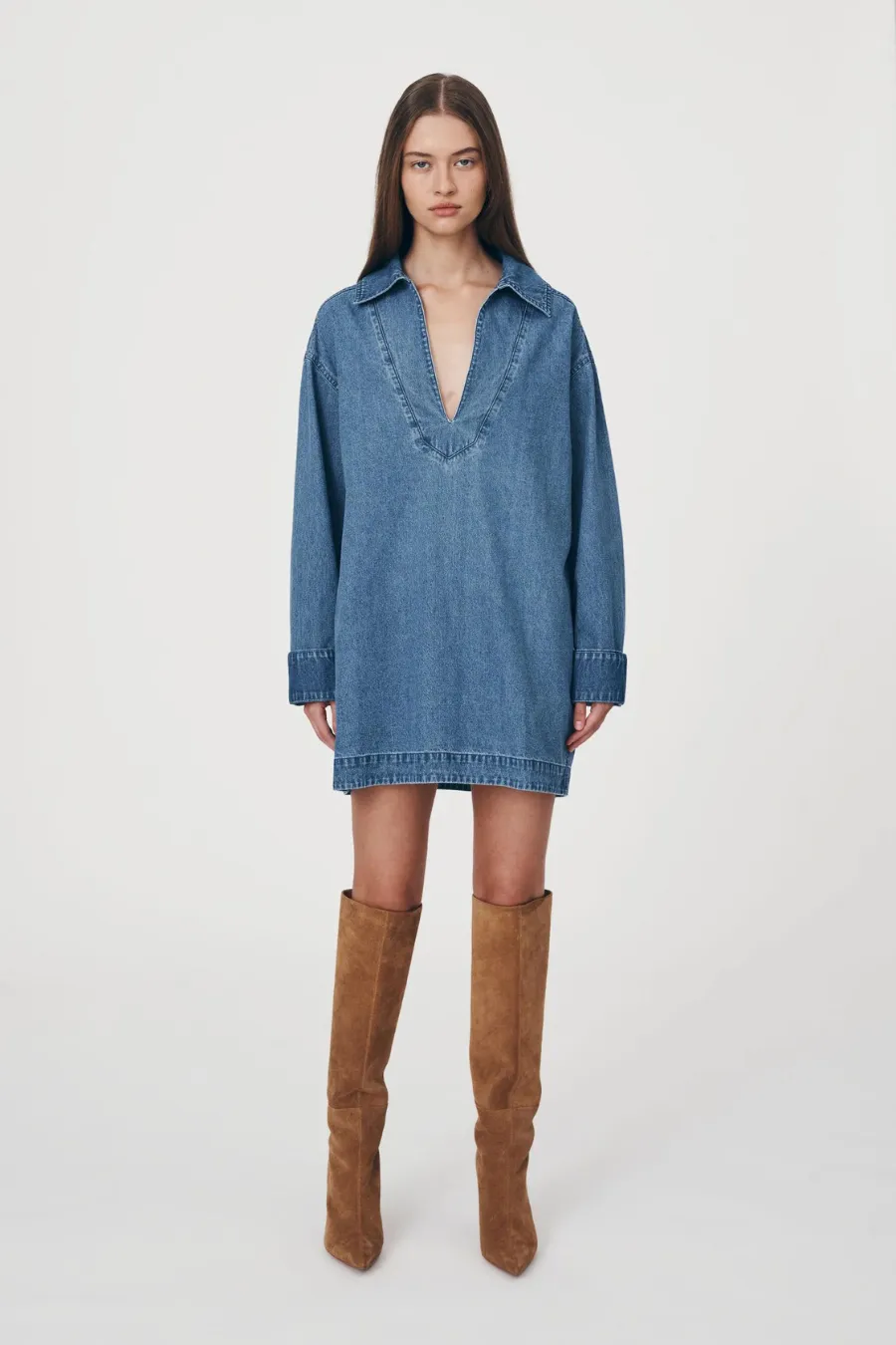 Marco Denim Tunic Blue Denim