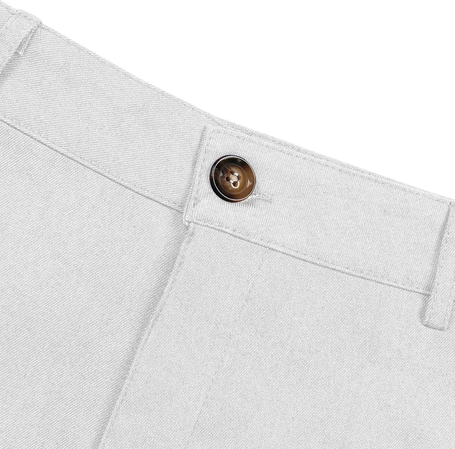 Mens Business Casual Pants Slim Fit Cotton Lightweight Straight Leg Pants with Pockets Retro Skinny Work Pants