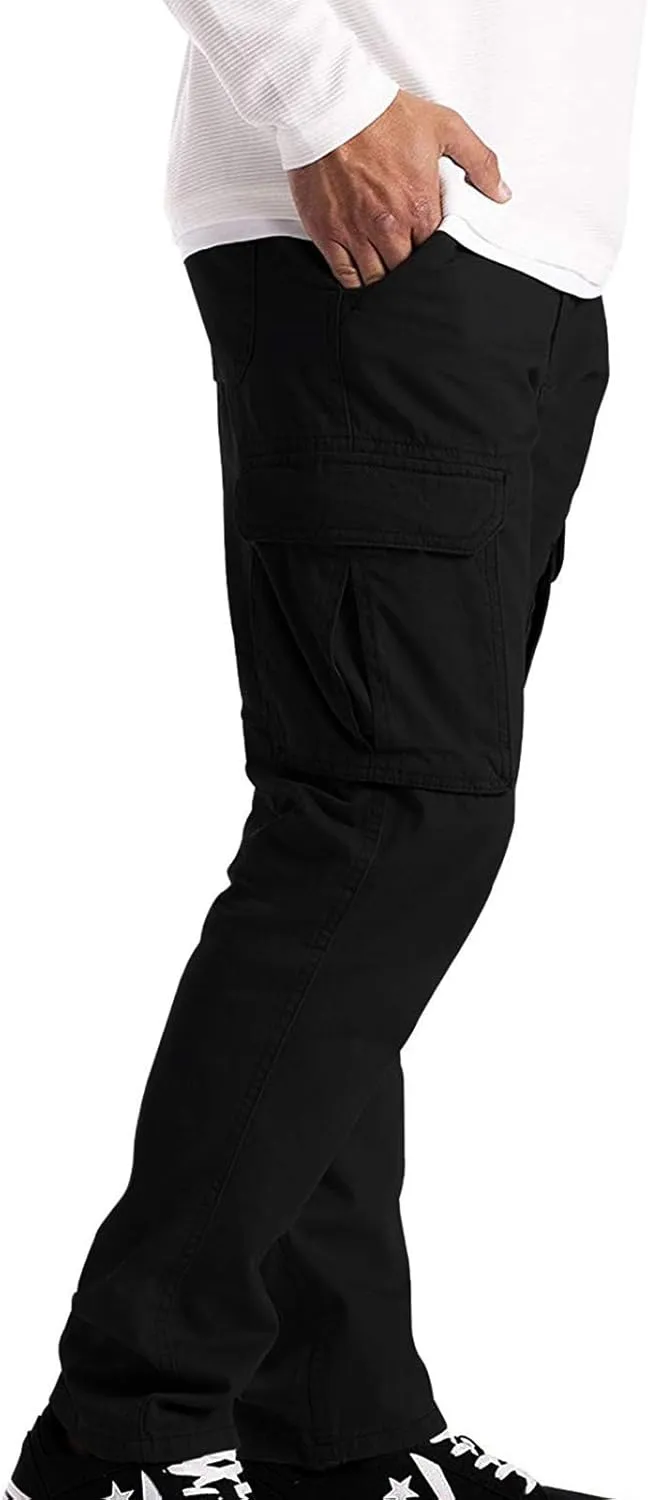 MenS Cargo Pants Fashion Athletic Slim Fit Joggers Gym Sweatpants with Pockets Hiking Outdoor Trousers Overalls