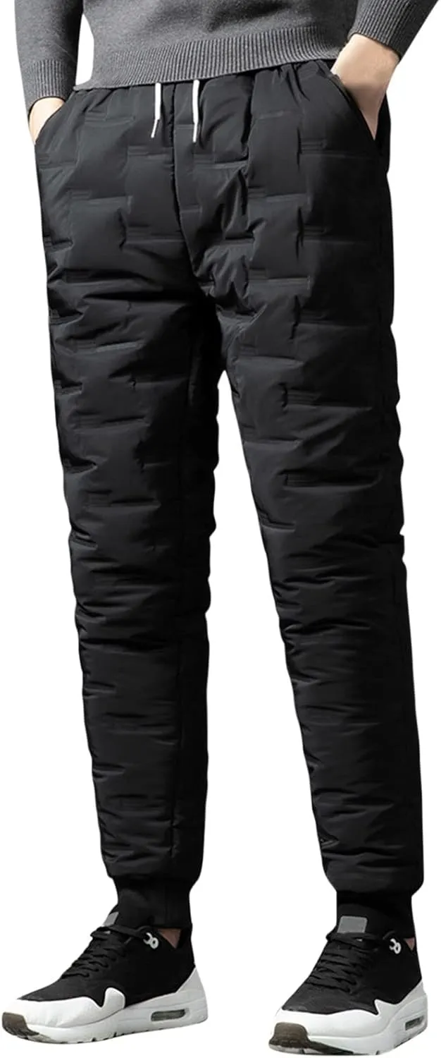 Men's Fleece Lined Sweatpants Sherpa Lined Sweatpants Warm Thick Jogging Pants 2024 Winter Sweat Pants Track Pants