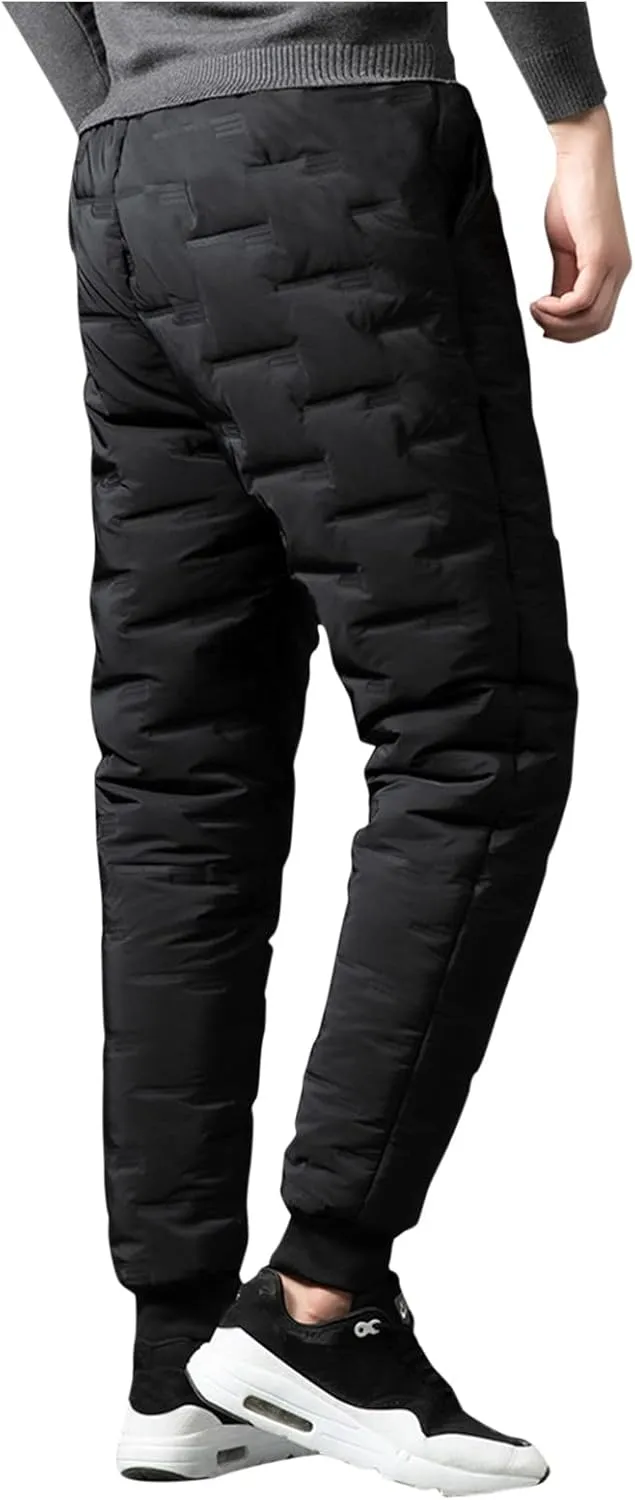 Men's Fleece Lined Sweatpants Sherpa Lined Sweatpants Warm Thick Jogging Pants 2024 Winter Sweat Pants Track Pants