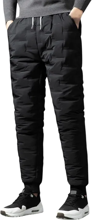 Men's Fleece Lined Sweatpants Sherpa Lined Sweatpants Warm Thick Jogging Pants 2024 Winter Sweat Pants Track Pants