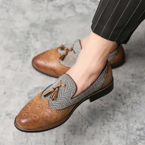 Men's Floral Embellished Pointed Toe Sneakers