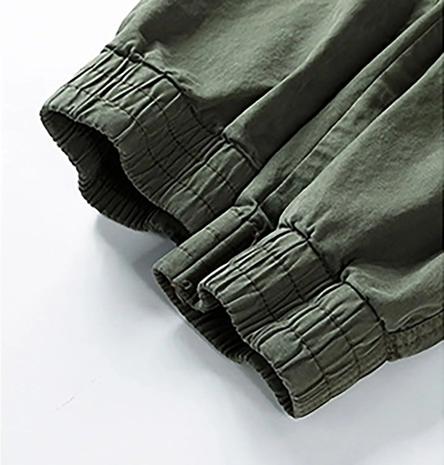 Mens Military Solid Color Overalls Tactical Multi Pockets Straight Baggy Cargo Pants Outdoor Dressy Casual Plus Size Trouser