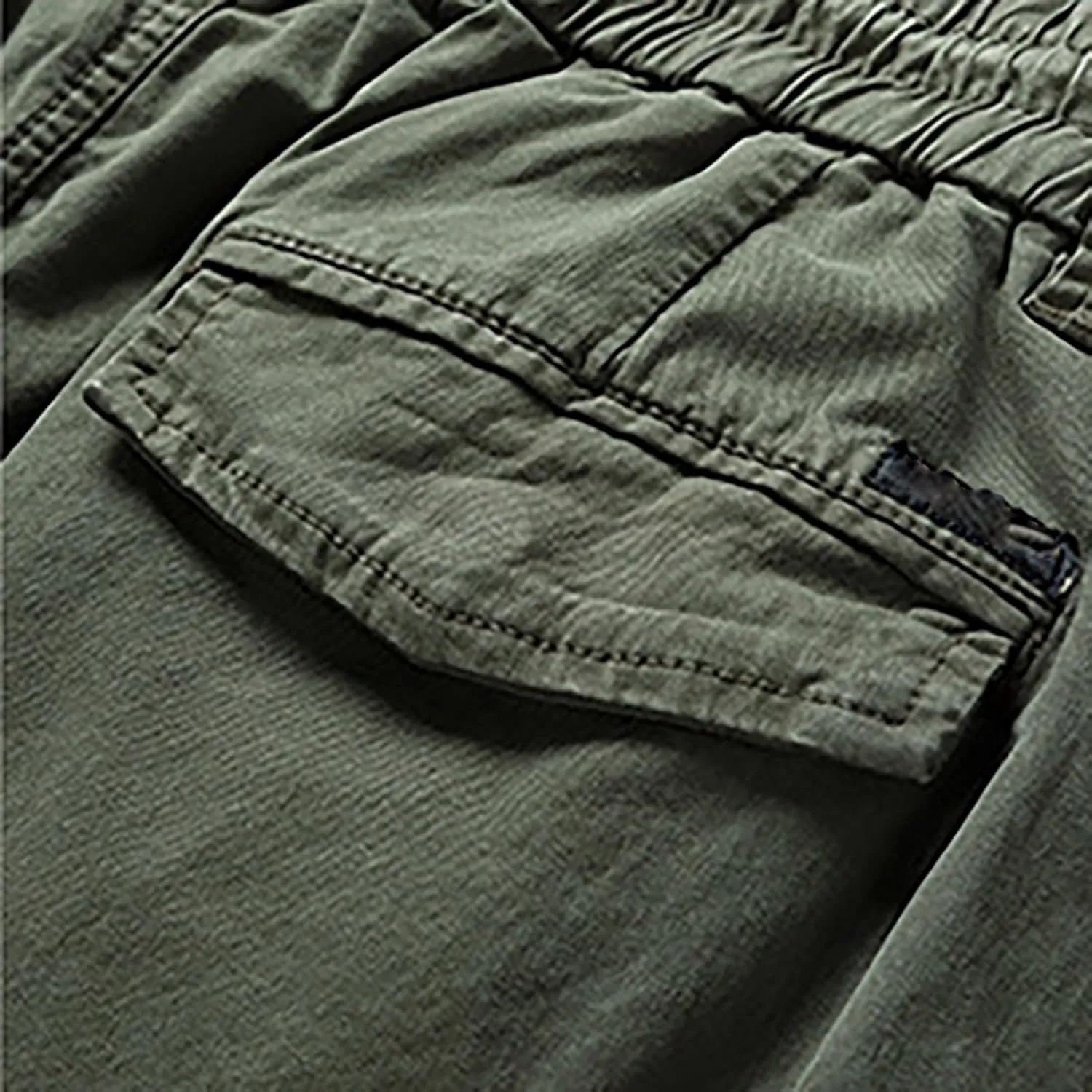 Mens Military Solid Color Overalls Tactical Multi Pockets Straight Baggy Cargo Pants Outdoor Dressy Casual Plus Size Trouser