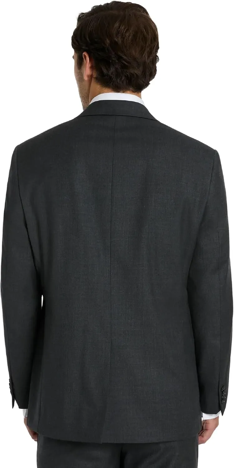 Michael Kors Mens 3-Piece Classic Fit Suit Separates | Blazer, Vest & Pants, Perfect for Weddings, Proms & Formal Events