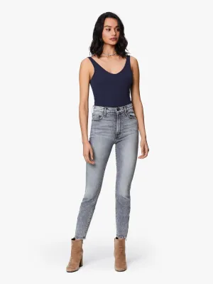 MOTHER - The Swooner Ankle Zip in Static
