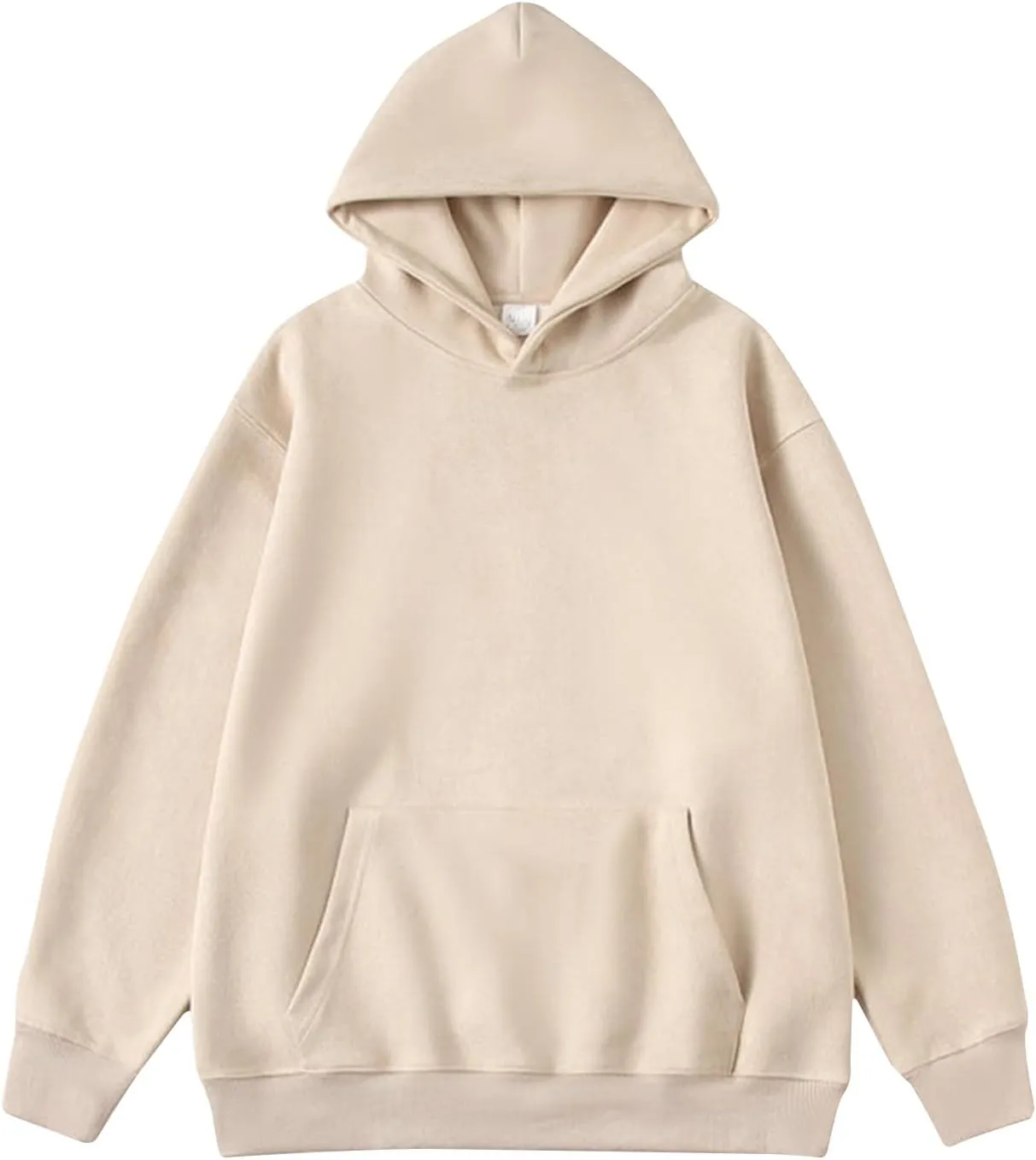 NATHGAM Women's Oversized Hoodies Sweatshirts Fleece Long Sleeve Athletic Workout Pullover Tops Spring Trendy Preppy Clothes
