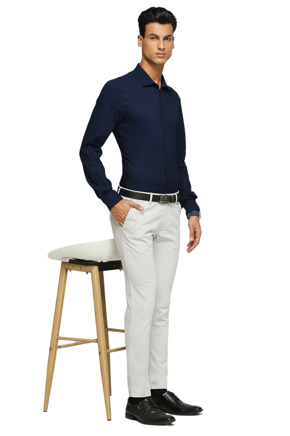 Slim Fit Tencel Polyester Stretch Dobby Shirts
