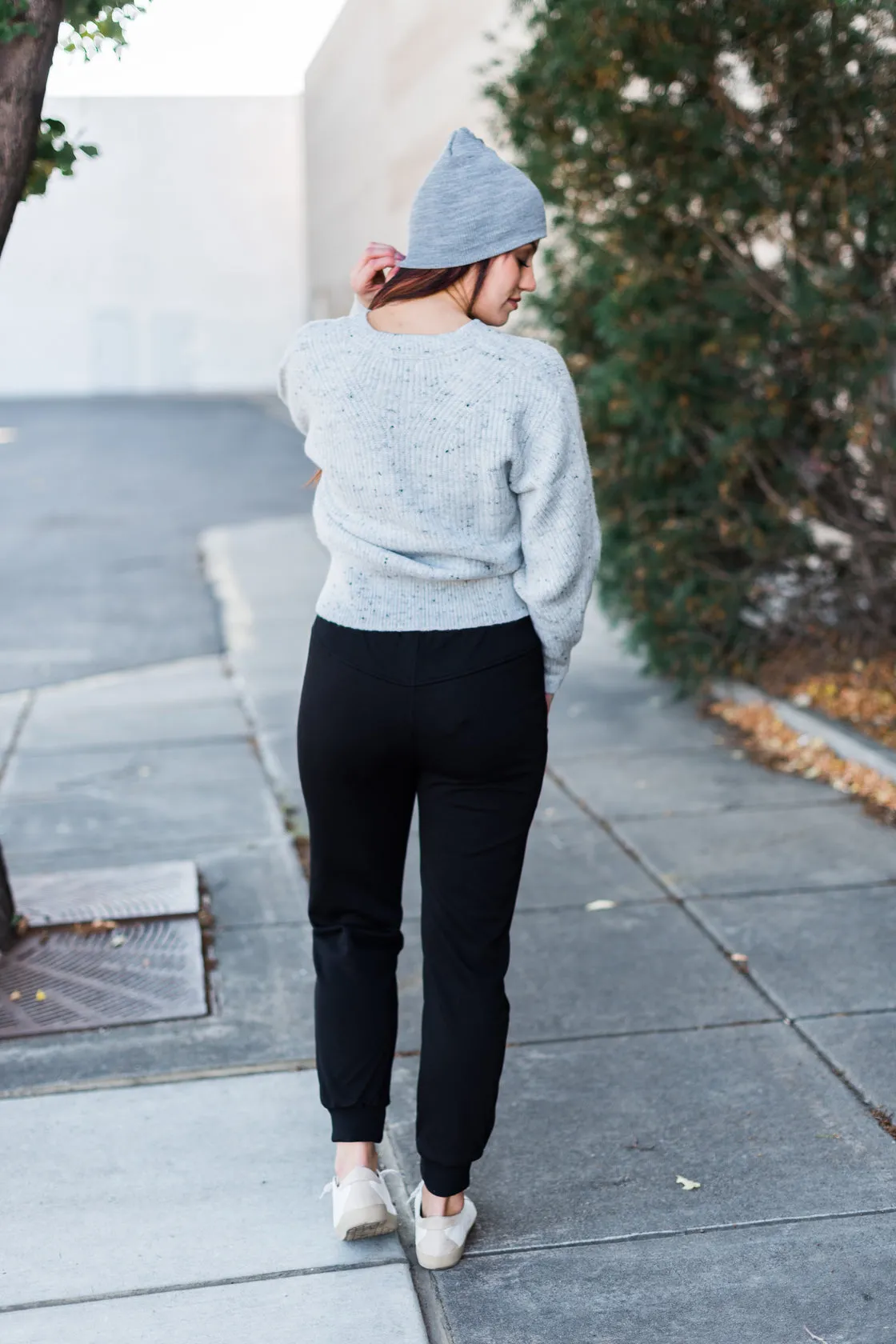 Susan Mossy Slub V-Neck Sweater