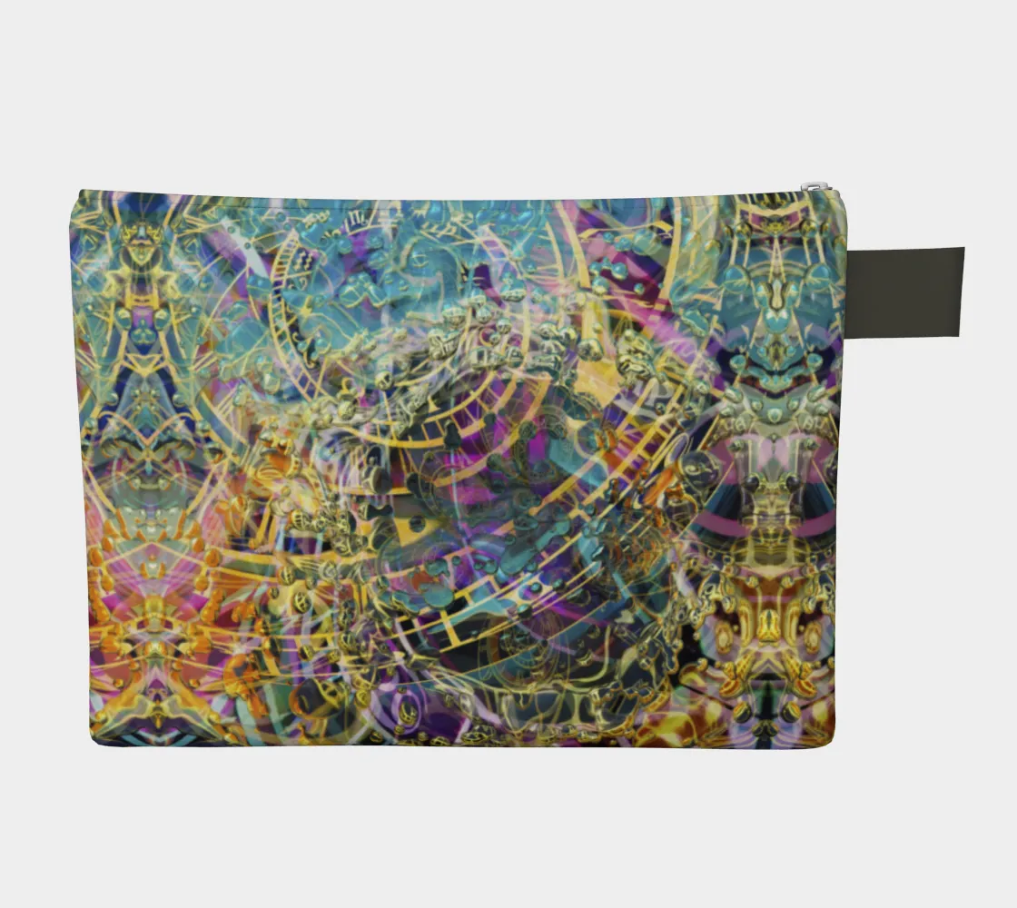 TIME MELTS AWAY ZIPPER POUCH