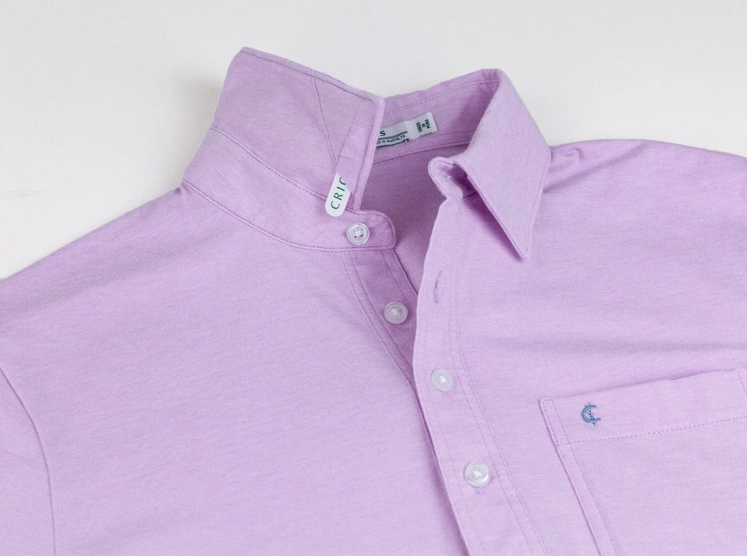 Top-Shelf Players Shirt - Lavender Microstripe