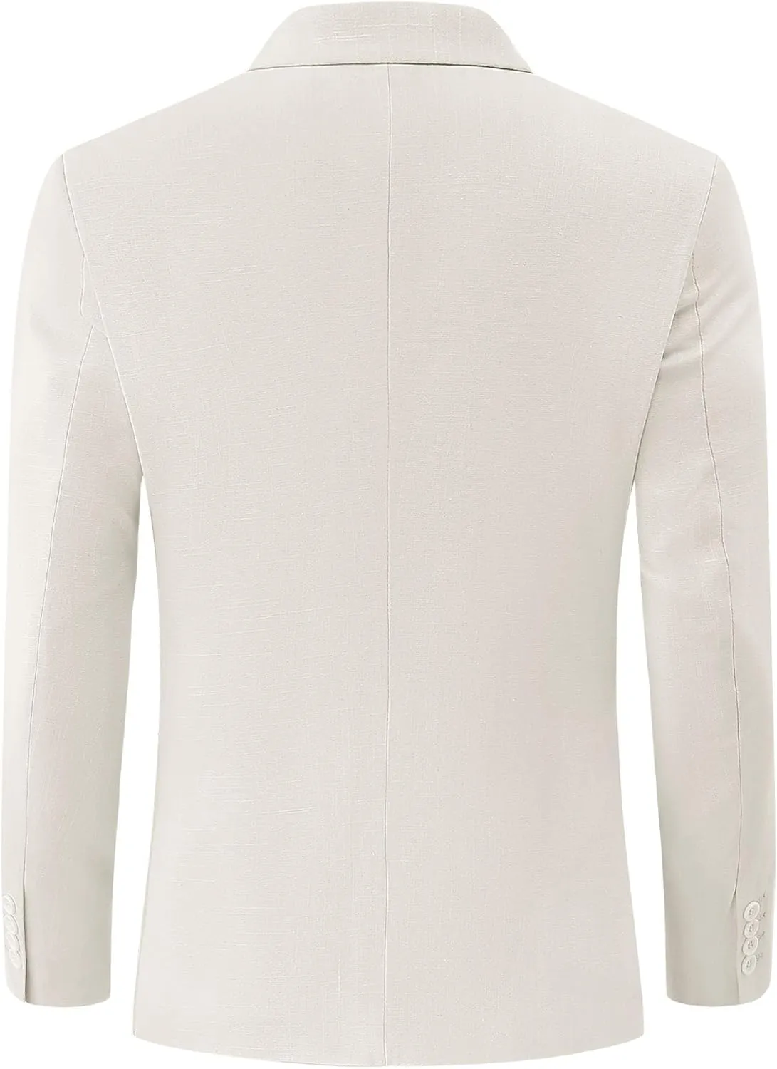 TURETRENDY Men's Linen Sport Coat Two Button Lightweight Blazer Business Casual Jacket