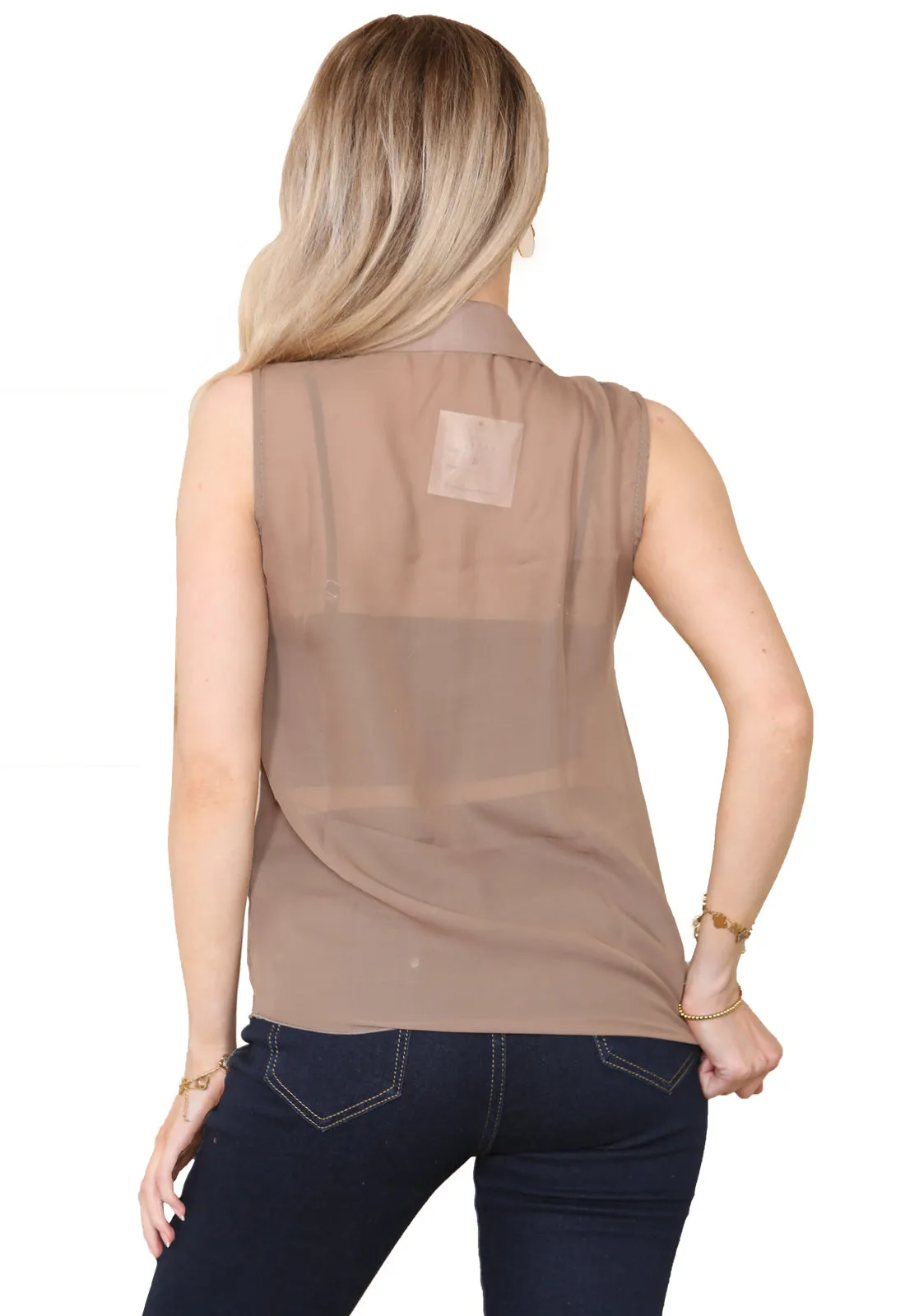 Women Summer Sleeveless Shirt