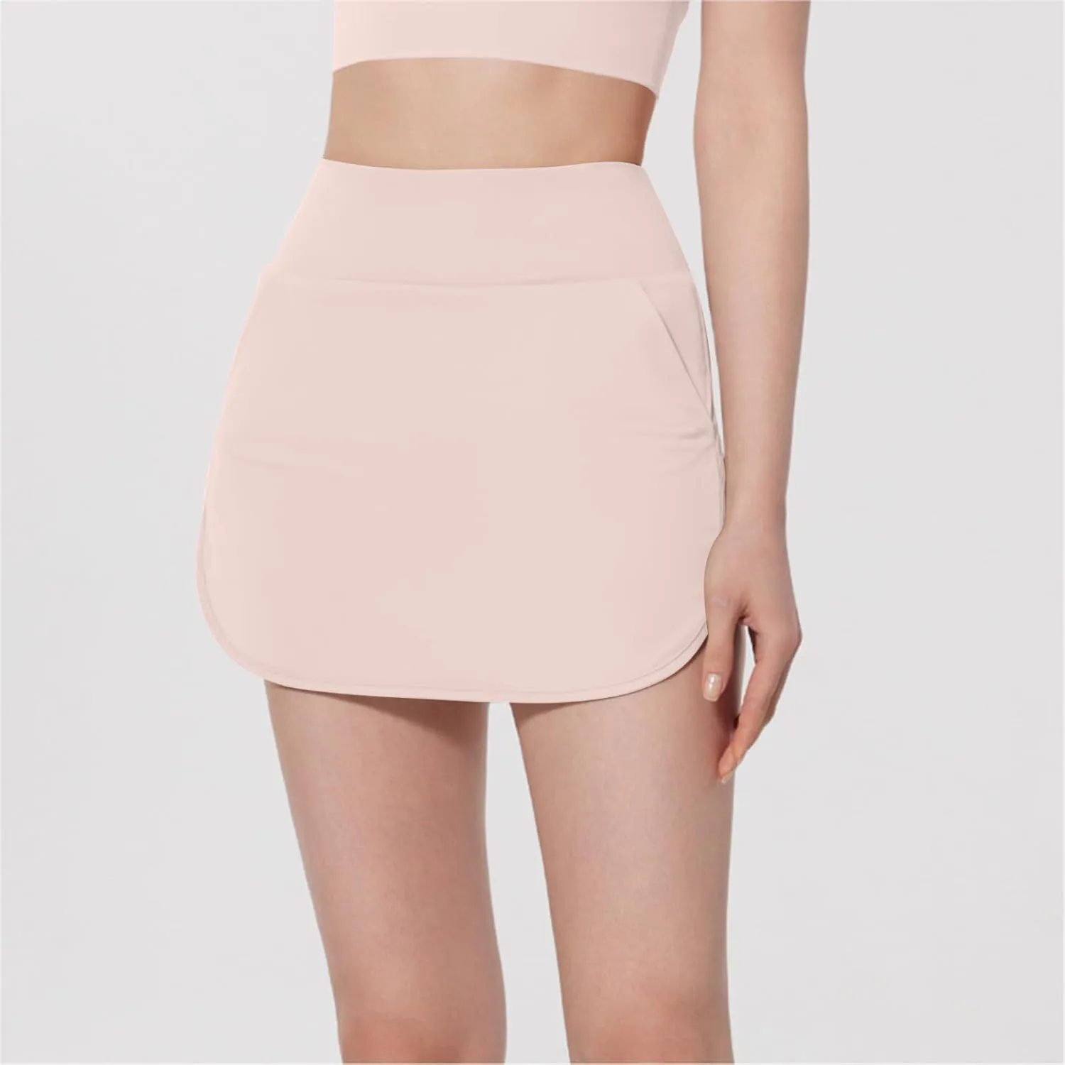 Women's Tennis Skirts Golf Skorts with Pockets High Waisted Side Slit Inner Shorts Yoga Athletic Workout Skirts